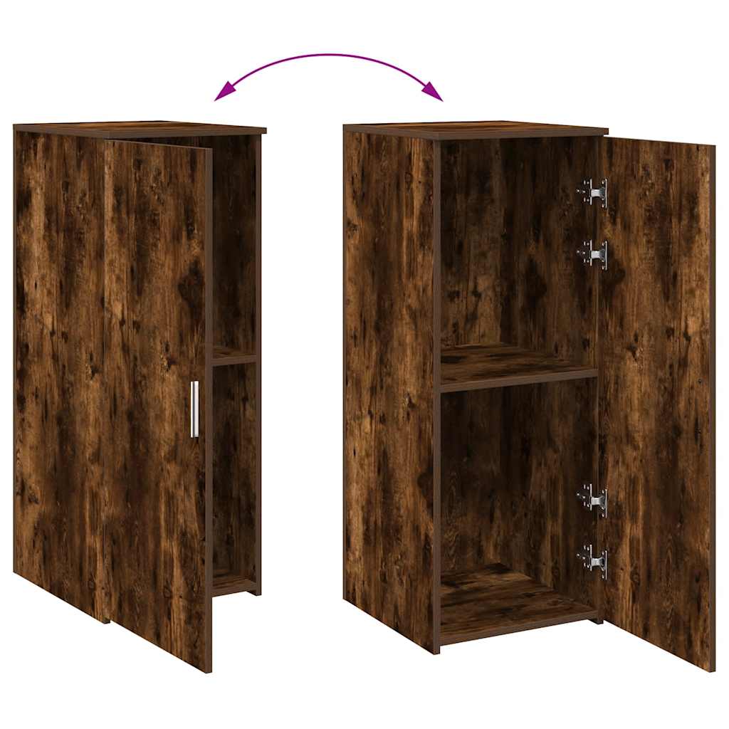Mobile Portaoggetti Rovere Fumo 40x45x103,5 cm in Truciolato | homemem39