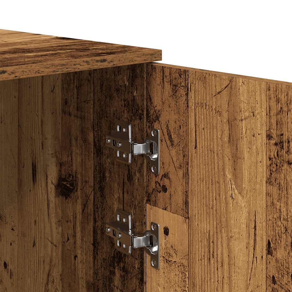 Mobile Portaoggetti Legno Antico 40x45x103,5 cm in Truciolato | homemem39