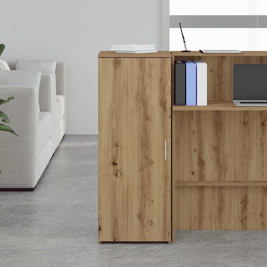 Mobile Portaoggetti Rovere Artigianale 40x45x103,5cm Truciolato | homemem39