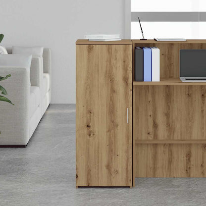 Mobile Portaoggetti Rovere Artigianale 40x45x103,5cm Truciolato | homemem39