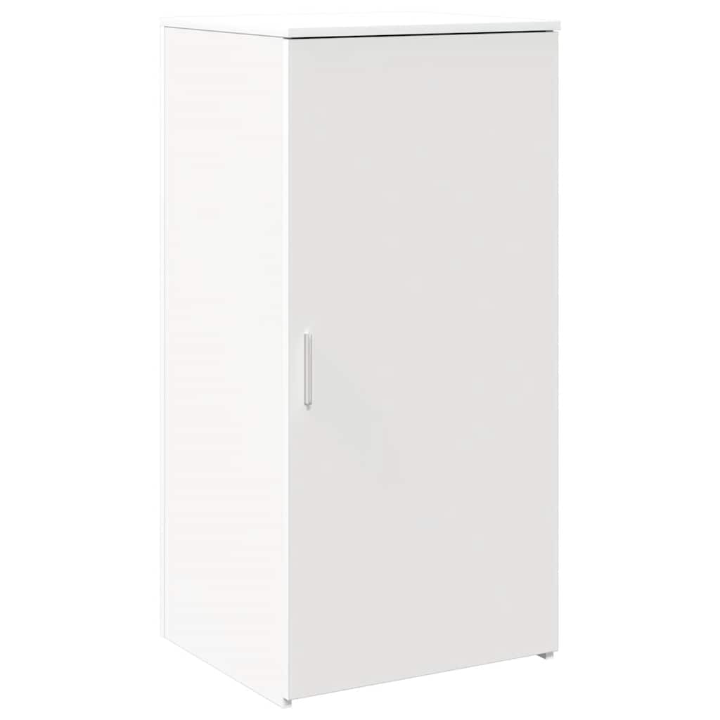 Mobile Portaoggetti Bianco 50x45x103,5 cm in Legno Multistrato | homemem39