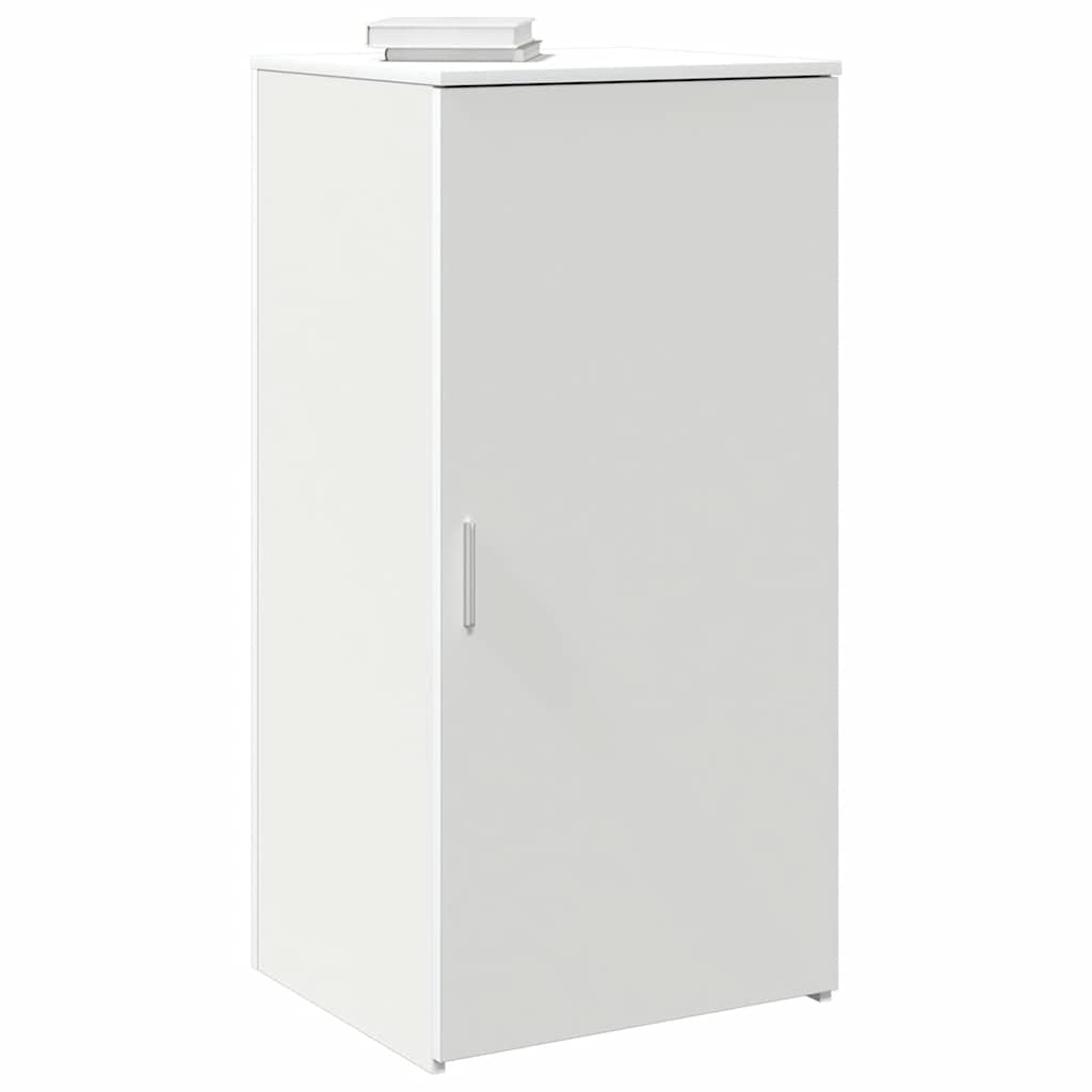 Mobile Portaoggetti Bianco 50x45x103,5 cm in Legno Multistrato | homemem39