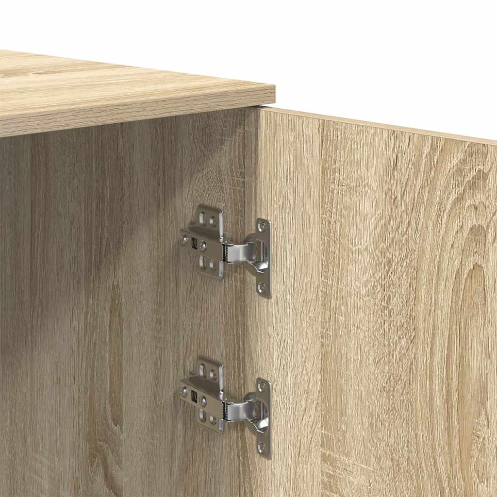 Mobile Portaoggetti Rovere Sonoma 50x45x103,5 cm in Truciolato | homemem39