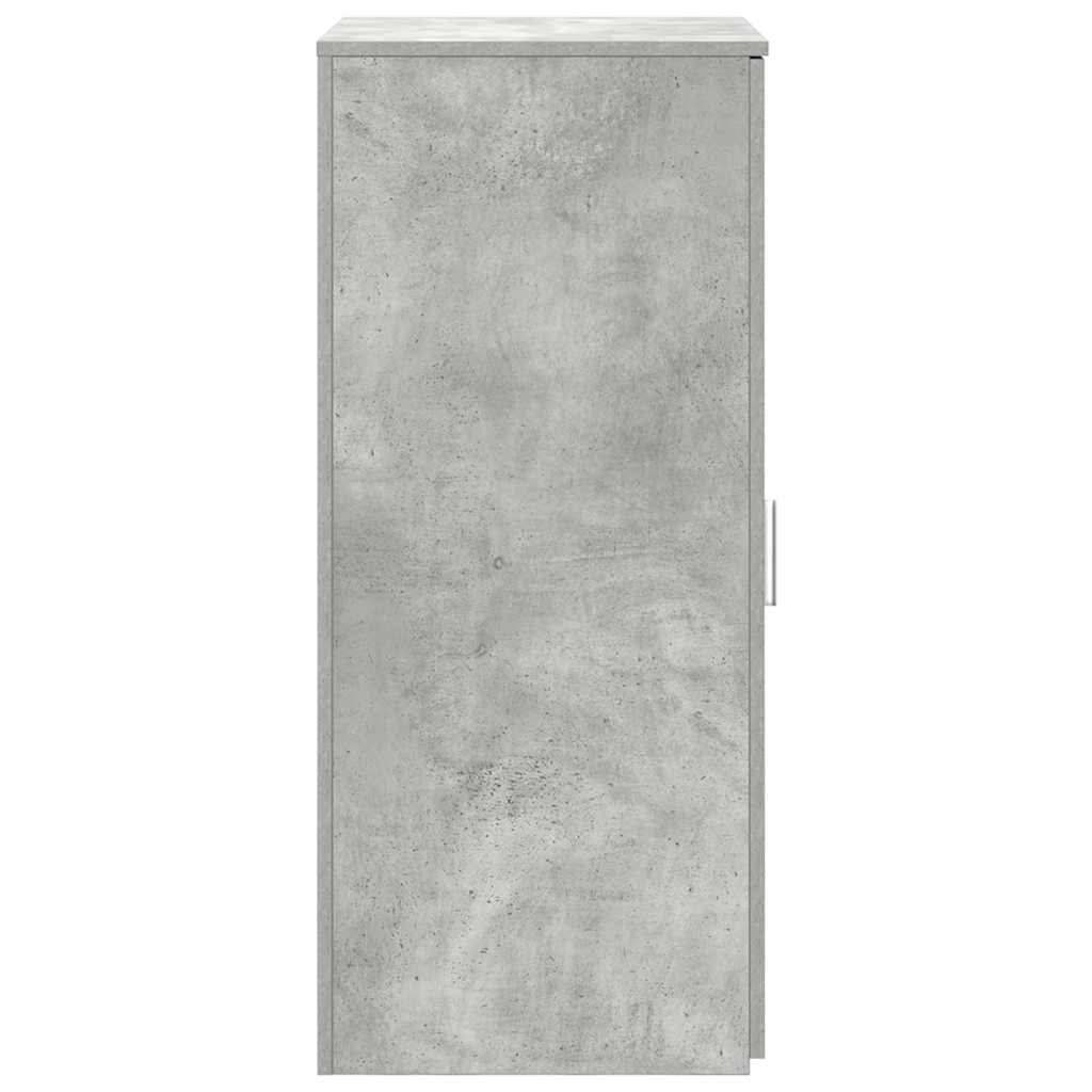 Mobile Portaoggetti Grigio Cemento 50x45x103,5 cm in Truciolato | homemem39