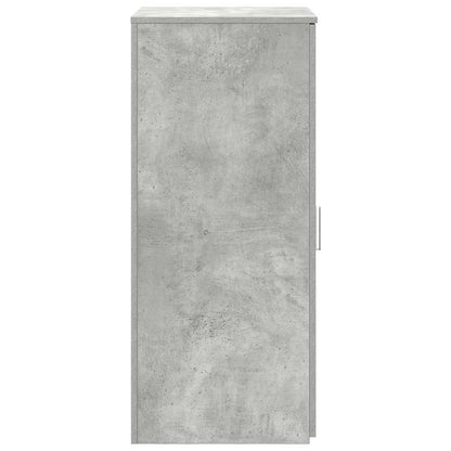 Mobile Portaoggetti Grigio Cemento 50x45x103,5 cm in Truciolato | homemem39
