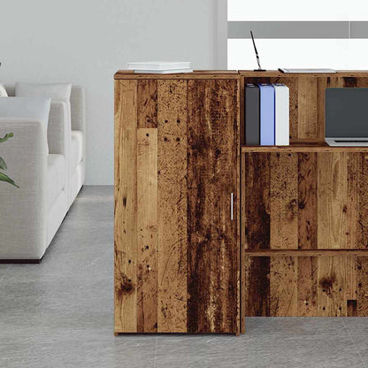 Mobile Portaoggetti Legno Antico 50x45x103,5 cm in Truciolato | homemem39