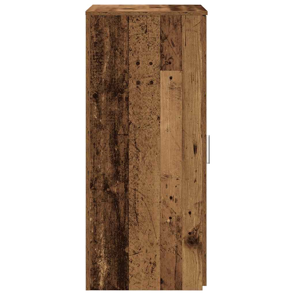 Mobile Portaoggetti Legno Antico 50x45x103,5 cm in Truciolato | homemem39