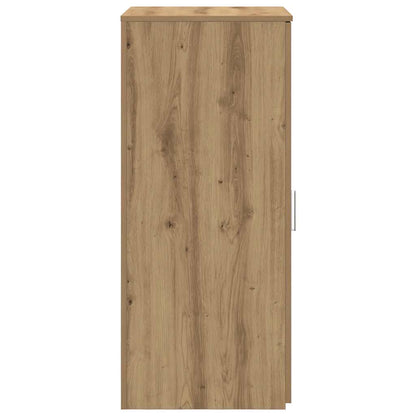 Mobile Portaoggetti Rovere Artigianale 50x45x103,5cm Truciolato | homemem39