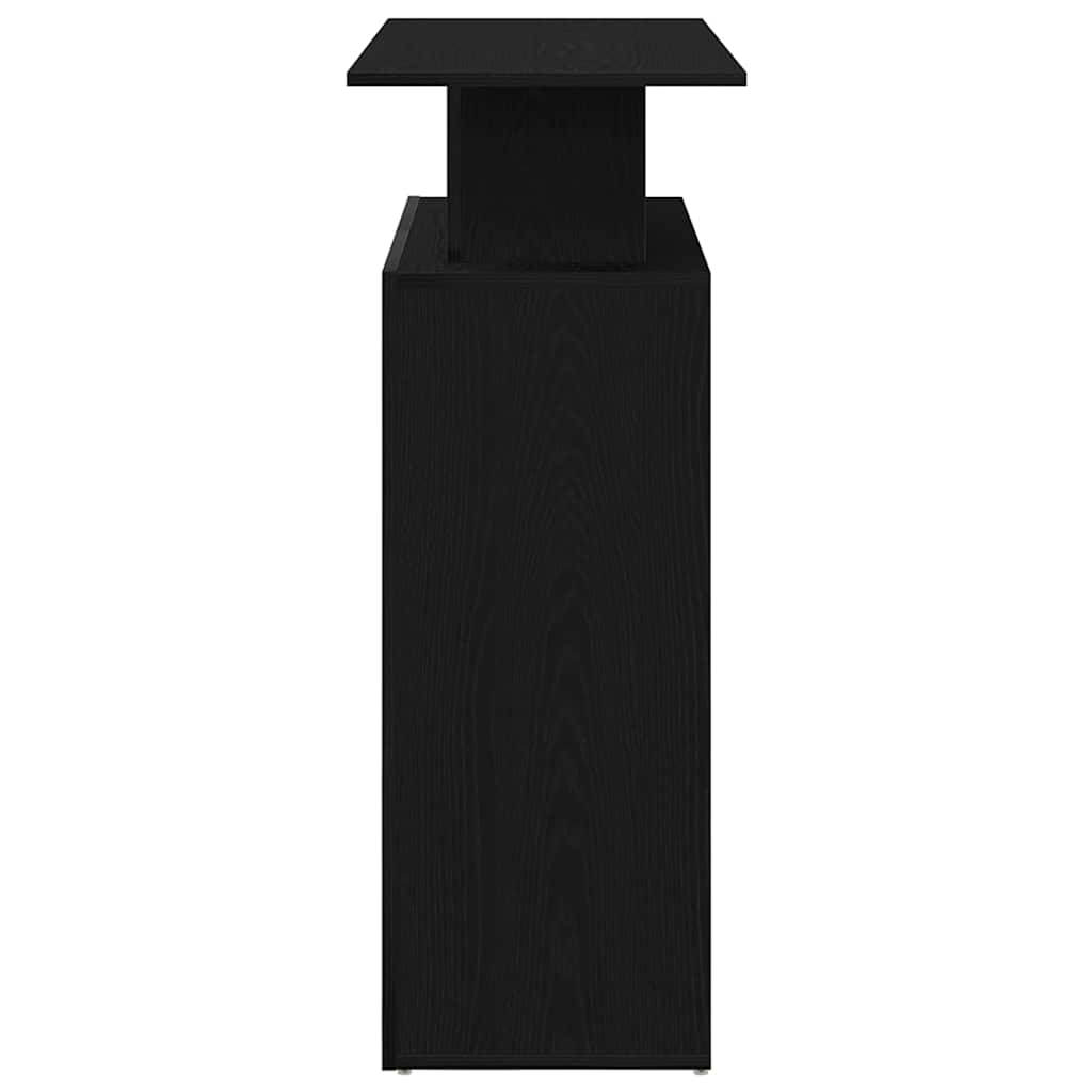Banco Reception Nero 100x40x104 cm in Legno Multistrato - homemem39
