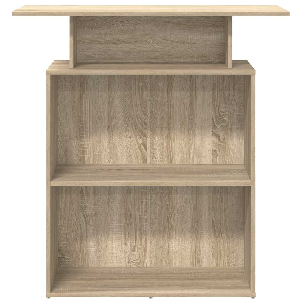 Banco Reception Rovere Sonoma 100x40x104 cm Legno Multistrato - homemem39
