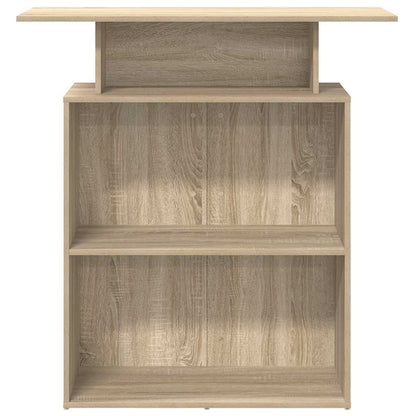 Banco Reception Rovere Sonoma 100x40x104 cm Legno Multistrato - homemem39