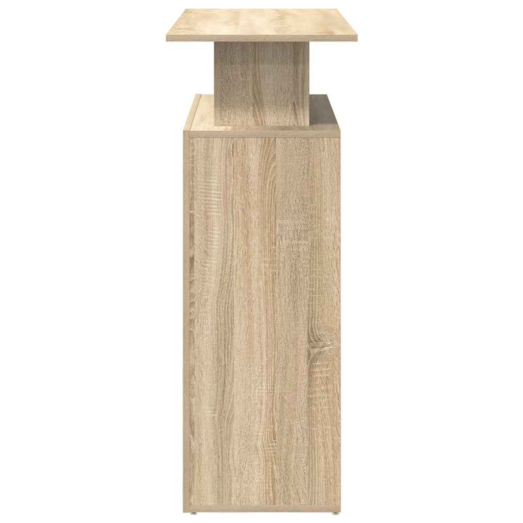 Banco Reception Rovere Sonoma 100x40x104 cm Legno Multistrato - homemem39