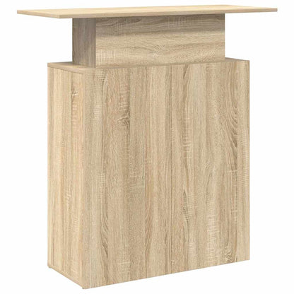 Banco Reception Rovere Sonoma 100x40x104 cm Legno Multistrato - homemem39