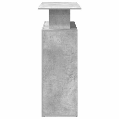 Banco Reception Grigio Cemento 100x40x104 cm Legno Multistrato | homemem39