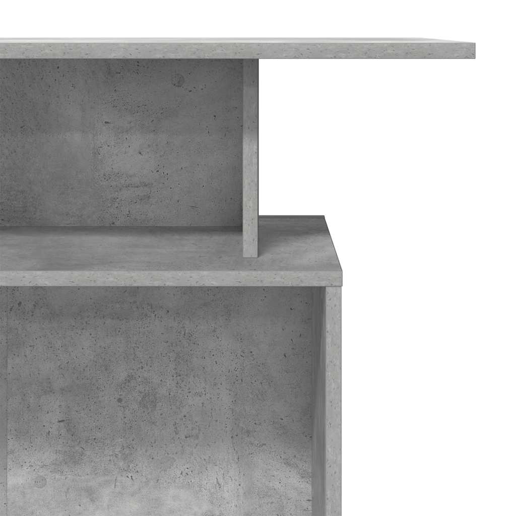Banco Reception Grigio Cemento 100x40x104 cm Legno Multistrato | homemem39