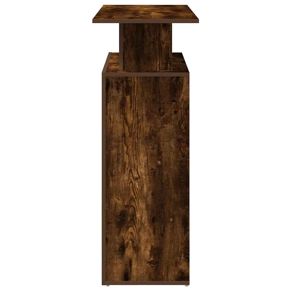 Banco Reception Rovere Fumo 100x40x104 cm in Legno Multistrato - homemem39