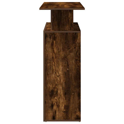 Banco Reception Rovere Fumo 100x40x104 cm in Legno Multistrato - homemem39