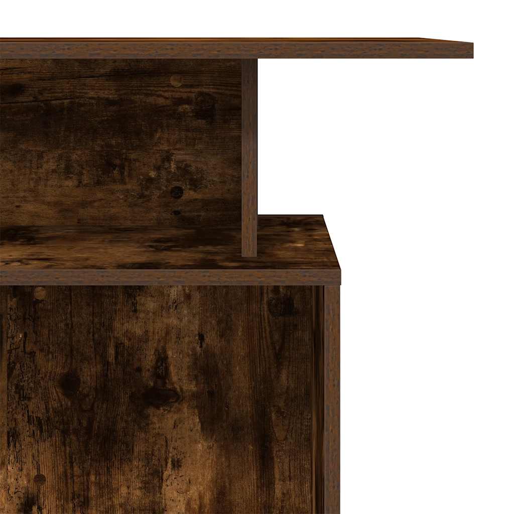 Banco Reception Rovere Fumo 100x40x104 cm in Legno Multistrato - homemem39