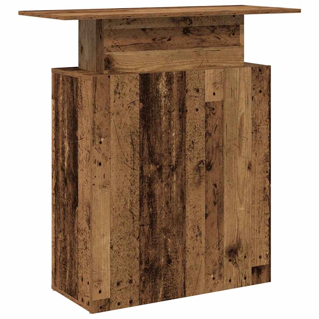 Banco Reception Legno Antico 100x40x104 cm Legno Multistrato | homemem39