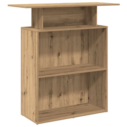 Banco Reception Rovere Artigianale 100x40x104 cm in Truciolato - homemem39