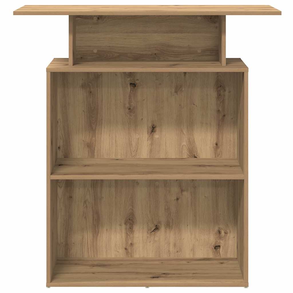 Banco Reception Rovere Artigianale 100x40x104 cm in Truciolato - homemem39