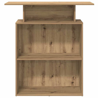 Banco Reception Rovere Artigianale 100x40x104 cm in Truciolato - homemem39