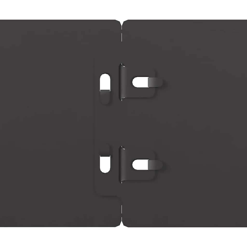 Bordure per Prato 10 pz Nere Acciaio Laminato a Freddo | homemem39