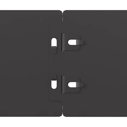 Bordure per Prato 10 pz Nere Acciaio Laminato a Freddo | homemem39