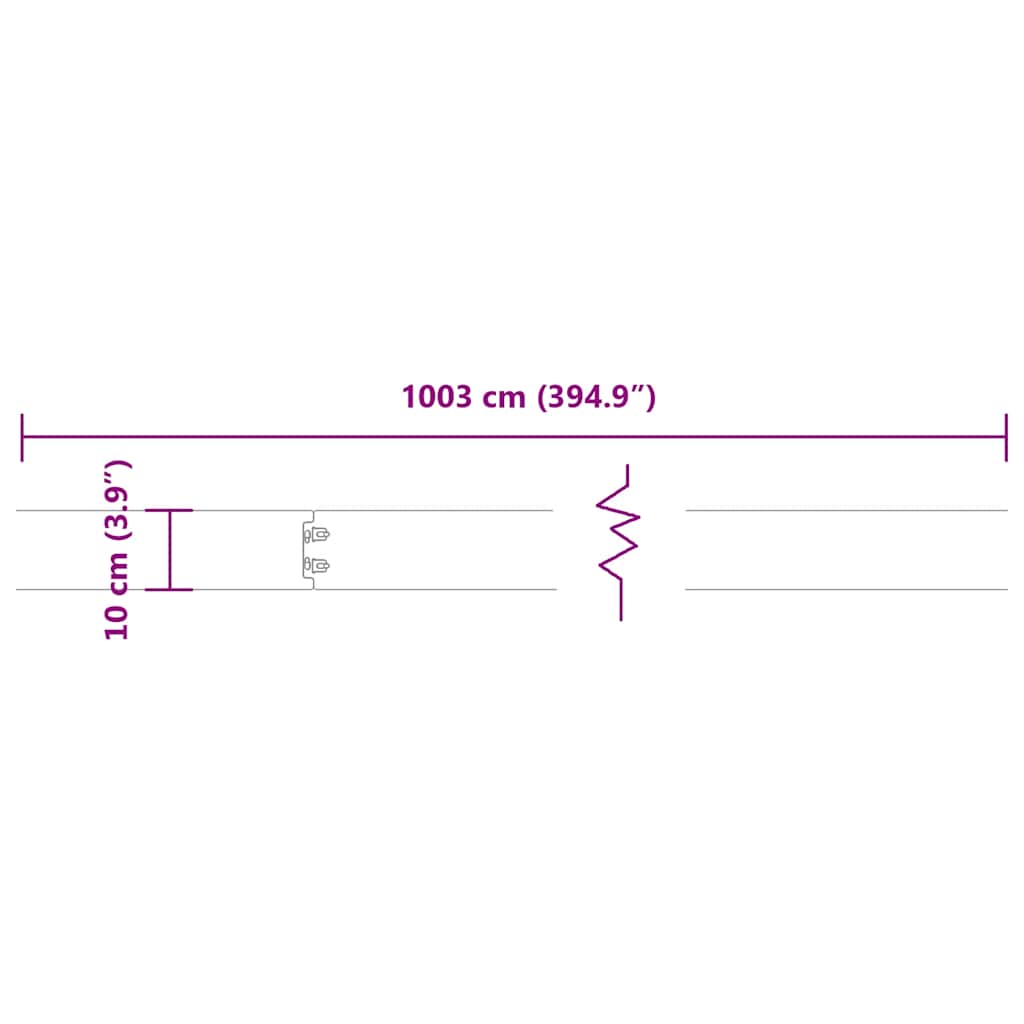 Bordure per Prato 10 pz Nere Acciaio Laminato a Freddo | homemem39
