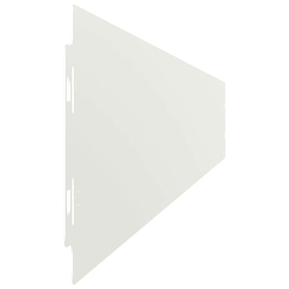 Bordure per Prato 10 pz Bianchi Acciaio Laminato a Freddo | homemem39