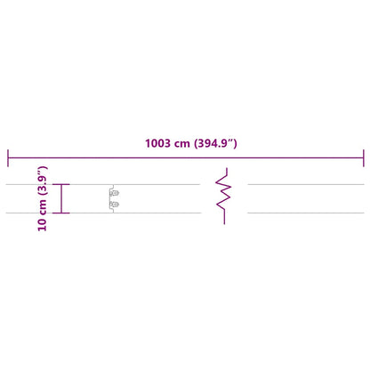 Bordure per Prato 10 pz Antracite Acciaio Laminato a Freddo | homemem39