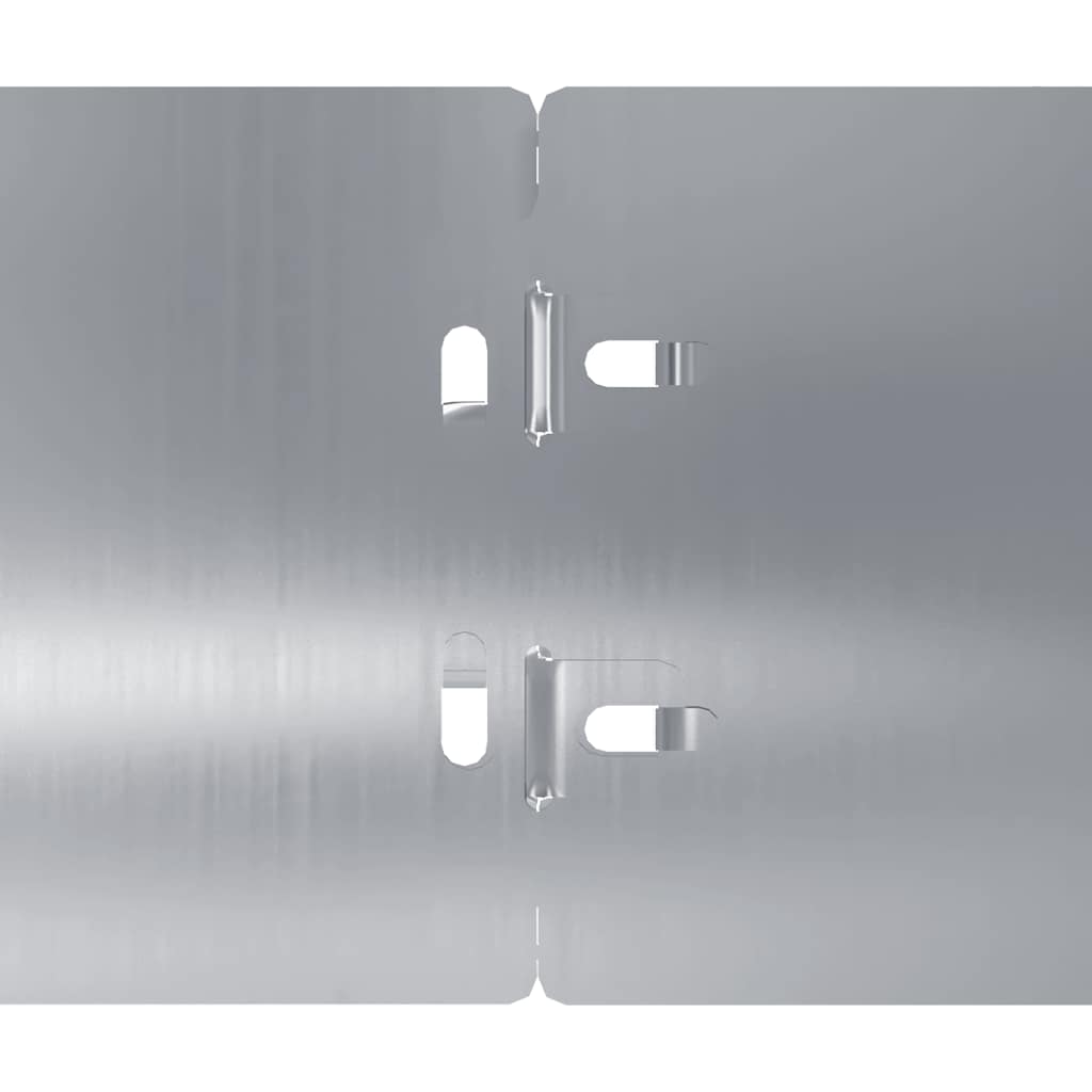 Bordure per Prato 10 pz 10x103 cm Acciaio Zincato