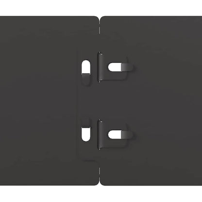 Bordure per Prato 50 pz Nere Acciaio Laminato a Freddo | homemem39