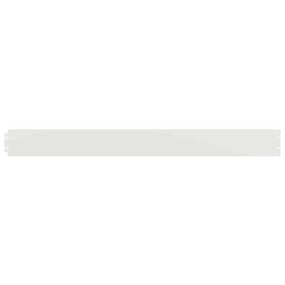 Bordure per Prato 50 pz Bianchi Acciaio Laminato a Freddo | homemem39