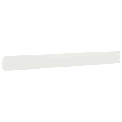 Bordure per Prato 50 pz Bianchi Acciaio Laminato a Freddo | homemem39