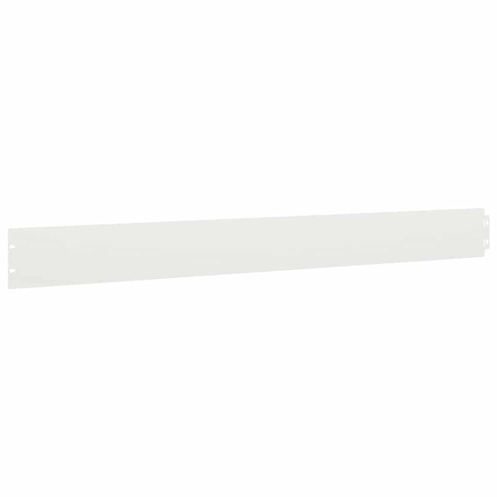 Bordure per Prato 50 pz Bianchi Acciaio Laminato a Freddo | homemem39