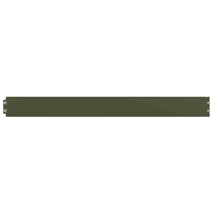 Bordure per Prato 50 pz Verde Oliva Acciaio Laminato a Freddo | homemem39