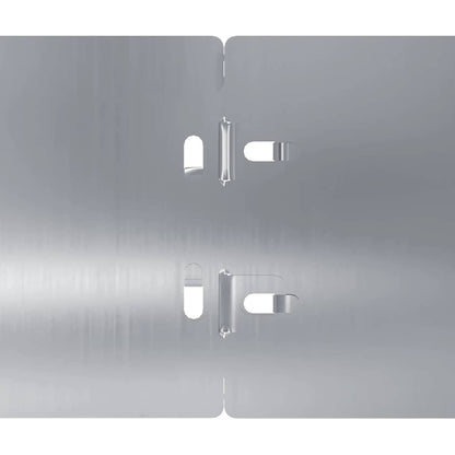 Bordure per Prato 50 pz 10x103 cm Acciaio Zincato