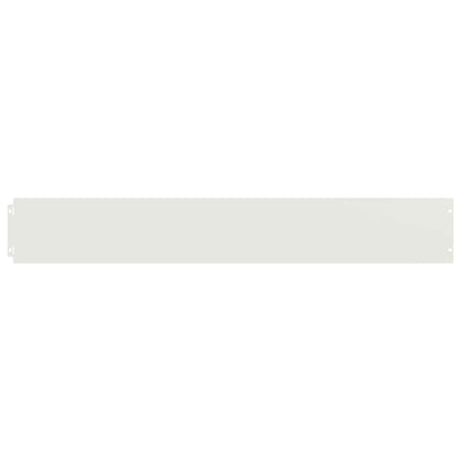 Bordure per Prato 10 pz Bianchi Acciaio Laminato a Freddo | homemem39