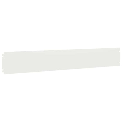 Bordure per Prato 10 pz Bianchi Acciaio Laminato a Freddo | homemem39