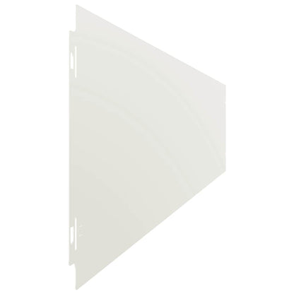 Bordure per Prato 10 pz Bianchi Acciaio Laminato a Freddo | homemem39