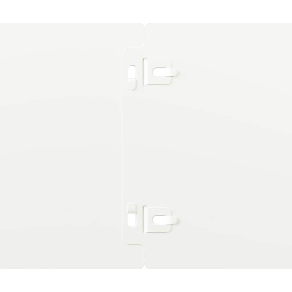Bordure per Prato 10 pz Bianchi Acciaio Laminato a Freddo | homemem39