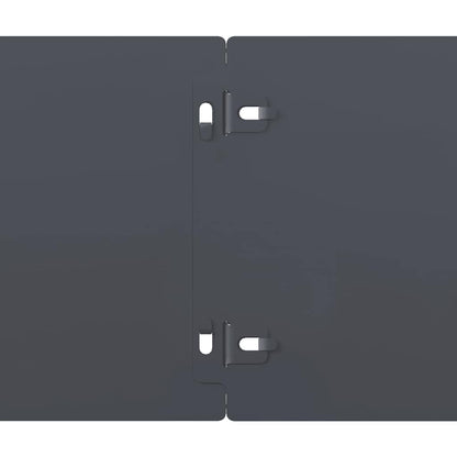 Bordure per Prato 10 pz Antracite Acciaio Laminato a Freddo