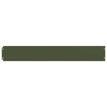 Bordure per Prato 10 pz Verde Oliva Acciaio Laminato a Freddo | homemem39