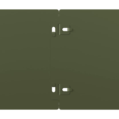 Bordure per Prato 10 pz Verde Oliva Acciaio Laminato a Freddo | homemem39