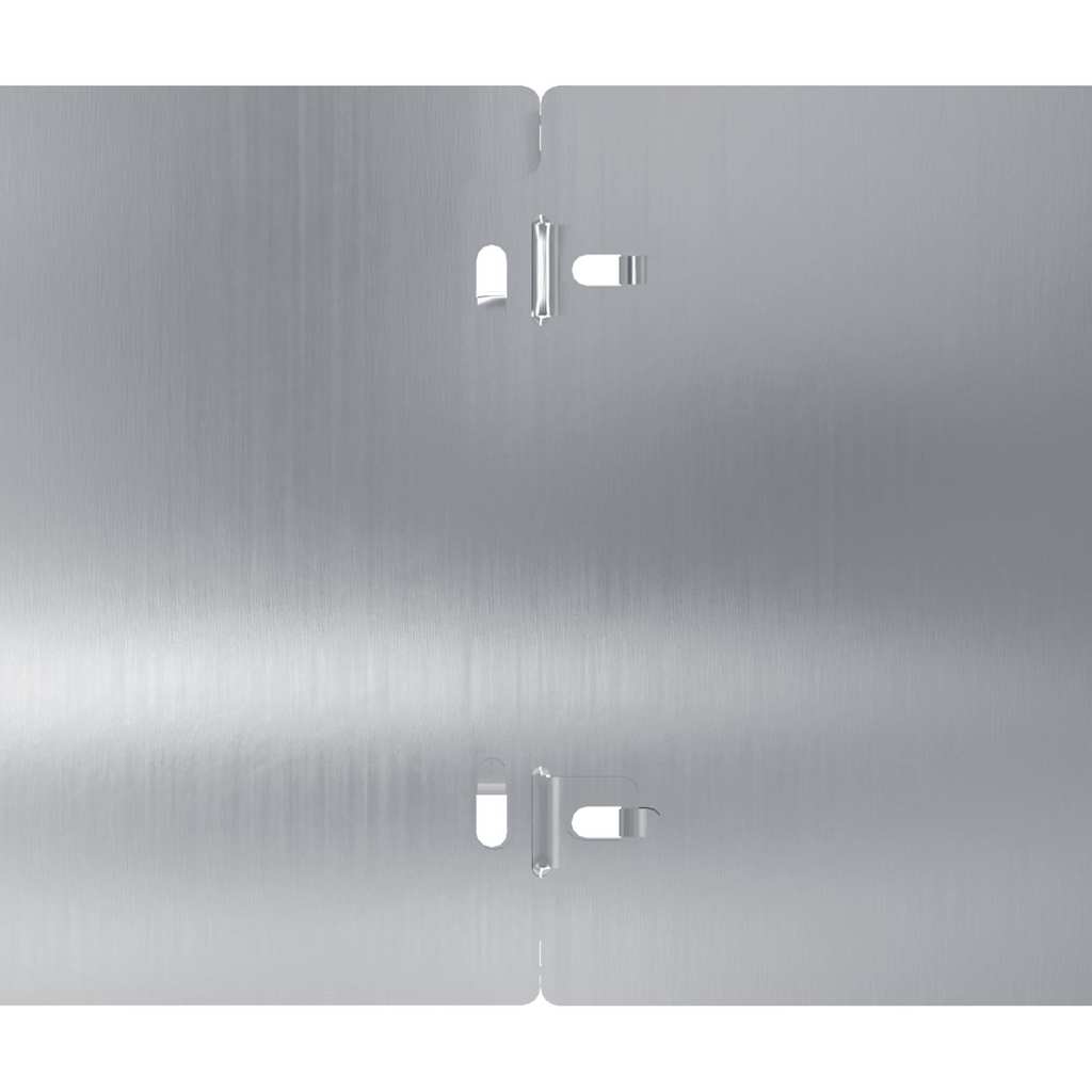 Bordure per Prato 10 pz 15x103 cm Acciaio Zincato