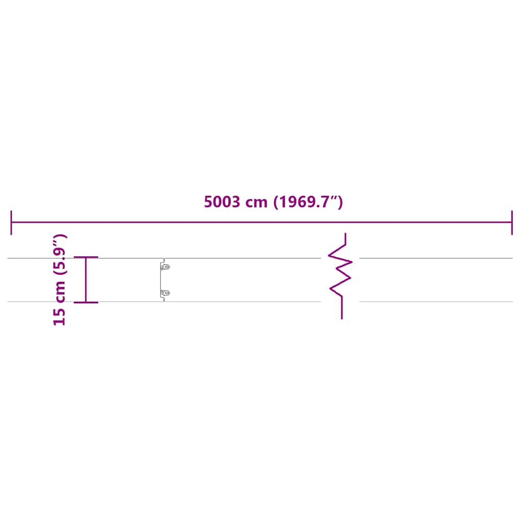Bordure per Prato 50 pz Nere Acciaio Laminato a Freddo | homemem39