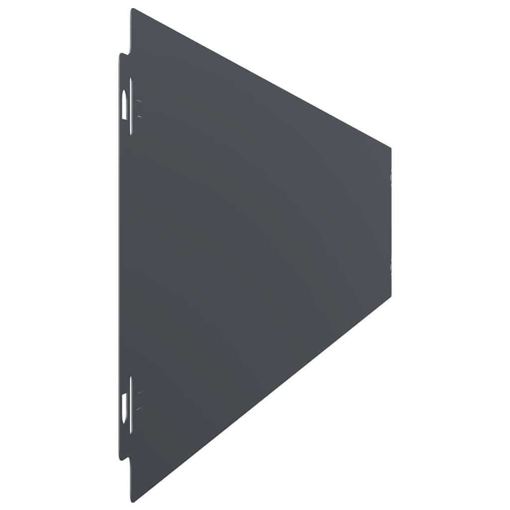 Bordure per Prato 50 pz Antracite Acciaio Laminato a Freddo | homemem39