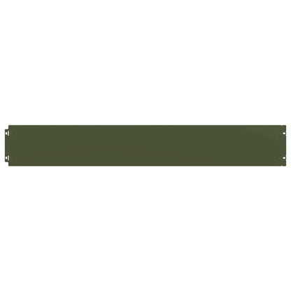 Bordure per Prato 50 pz Verde Oliva Acciaio Laminato a Freddo | homemem39