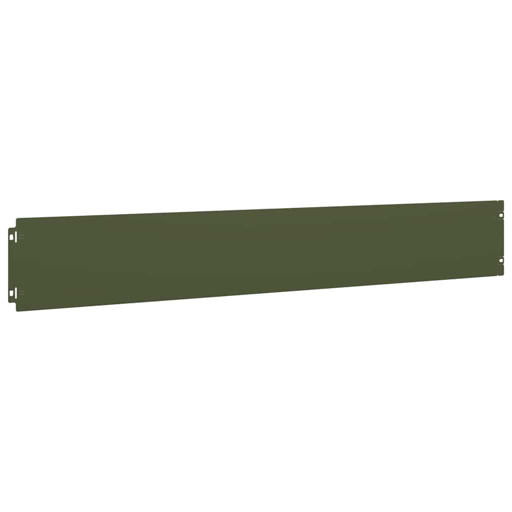 Bordure per Prato 50 pz Verde Oliva Acciaio Laminato a Freddo | homemem39